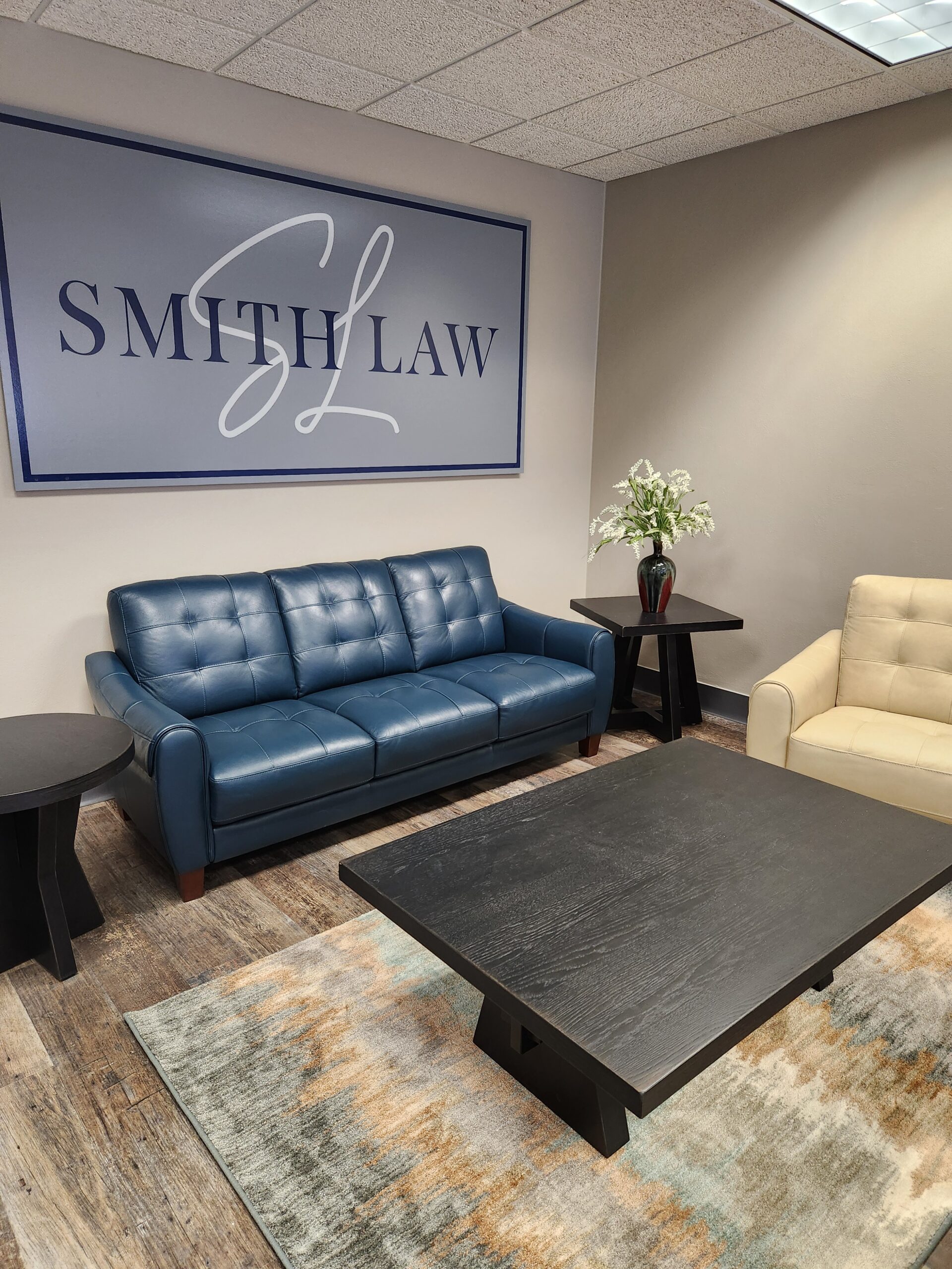 couch in law office