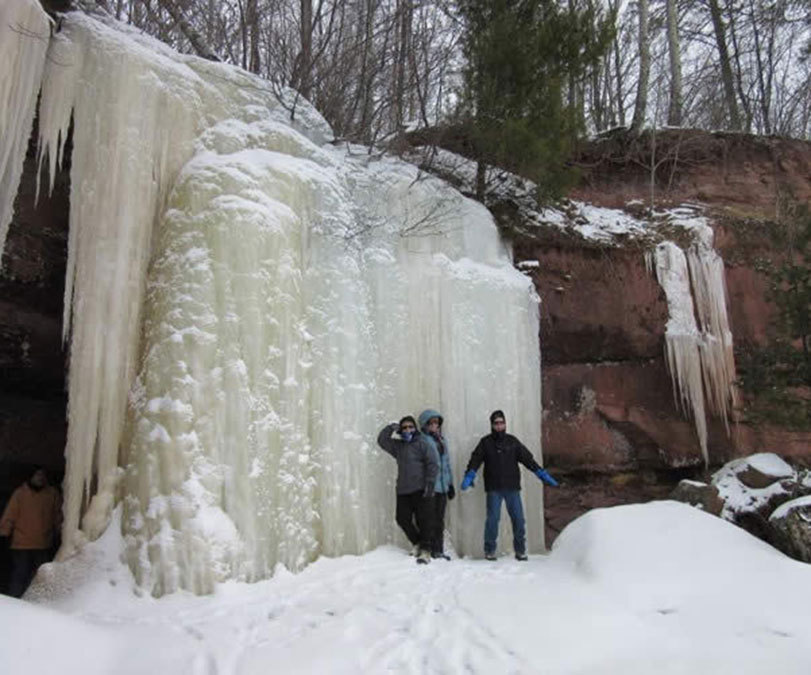Ice Caves in Washburn