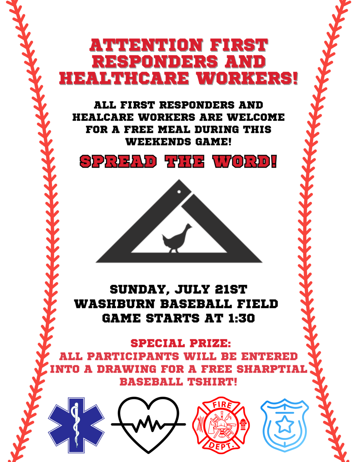 Attention First Responders and Healthcare Workers! - Washburn Chamber ...