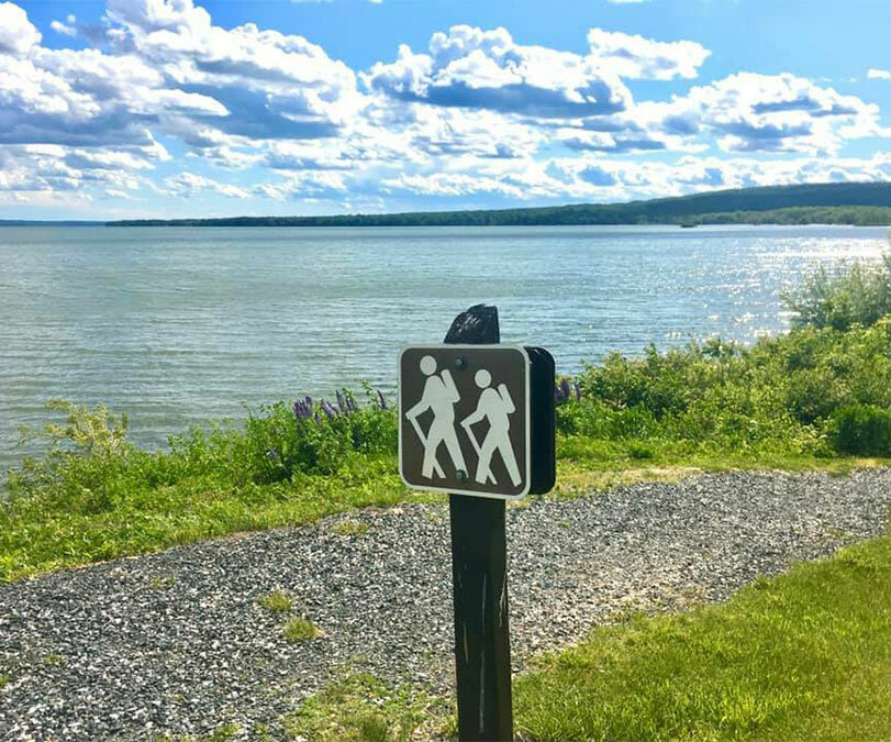 walking trail sign washburn